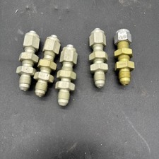 Lot Of 5 NOS SWAGELOK And Tylok Tube ALUMINUM Bulkhead Fittings