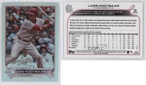 2022 Topps Series 1 Rainbow Foil Lars Nootbaar #58 Rookie RC