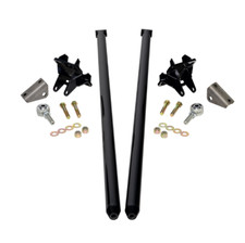 HSP 70" Universal Bolt On Traction Bars For Inline Leaf Spring 4" Axle Ink Black