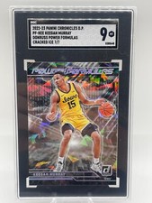 2022-23 Panini Chronicles Draft Picks Keegan Murray 7/7 Cracked Ice SGC 9 Kings