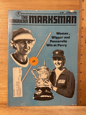 The American Marksman October 1980 Vintage Magazine