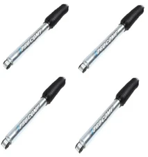Set of 4 ProComp Pro-M Silver Shocks for 55-75 Jeep Wrangler CJ with 3-4" Lift