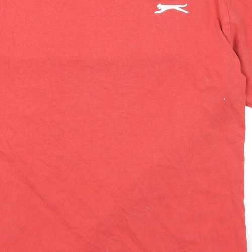 Slazenger Mens Red Cotton blend T-Shirt Size M - Picture 10 of 12