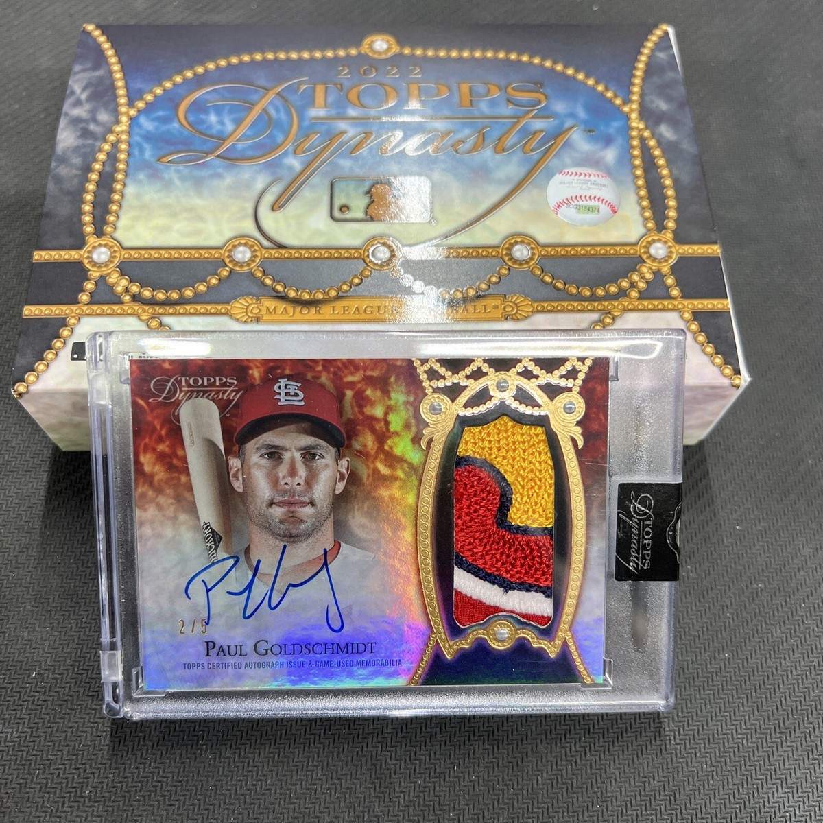 2022 Topps Dynasty Paul Goldschmidt Auto & Game Used 4 Color