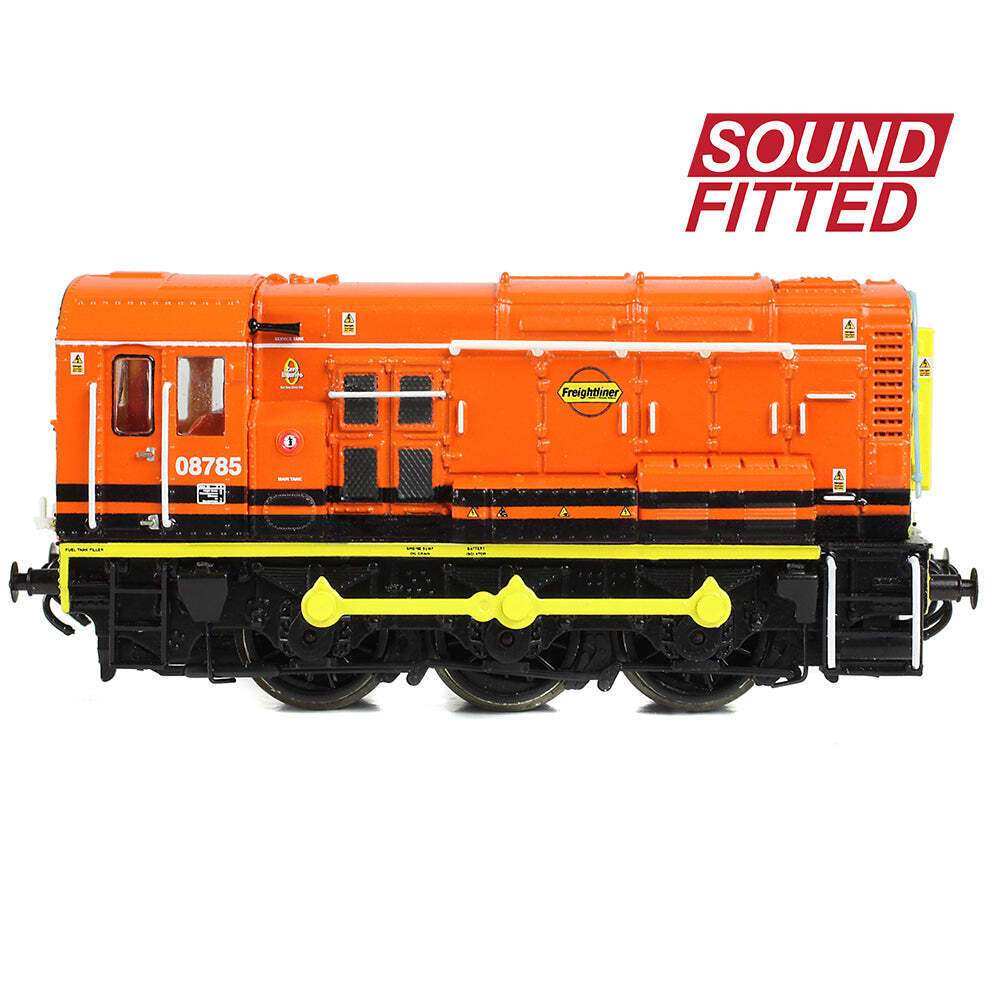 Graham Farish 371-018ASF N Gauge Class 08 08785 Freightliner G&W DCC SOUND
