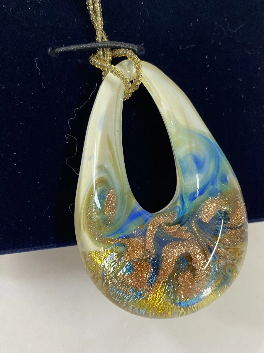 Stauer murano 2024 glass necklace