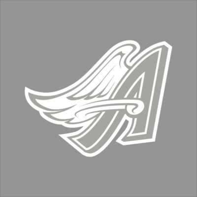 Anaheim Angels #9 MLB Team Logo 1 Color Vinyl Decal Sticker Window Car Wall
