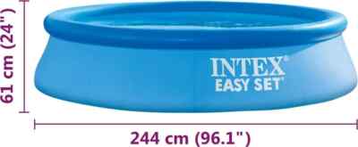 Intex EasySet Quick-Up-Pool - Blau (28106NP)