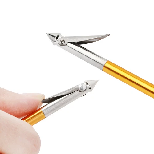 6/12/30pcs 6.8" Aluminum Fishing Arrow Bolts Archery Mini Bow Fishing Outdoor - Picture 6 of 12