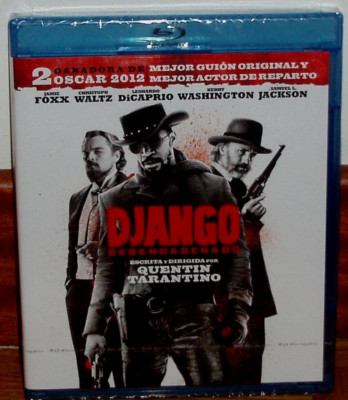 Django Unchained Blu-Ray New Sealed Action A-B-C