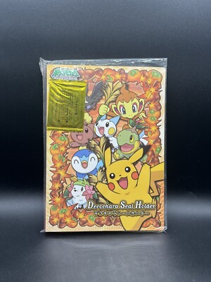 Pokemon Decochara Daiichi Pan Bread Sticker Binder New Sealed Fall Time