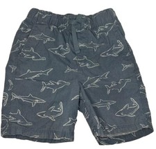 Boys Old Navy Blue W/ Sharks Swim Shorts Size 2T