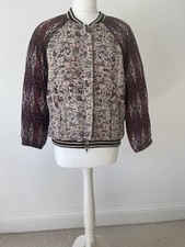 Isabel Marant Etoile Silk Bomber Jacket.