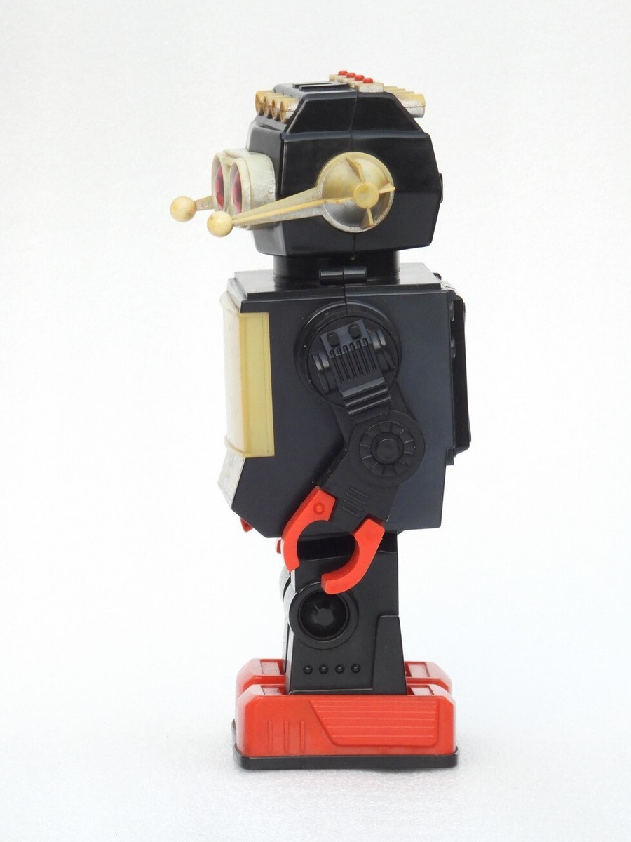 VINTAGE 13'' SATURN TV ACTIVE SCREEN GIANT WALKING ROBOT BATTERY