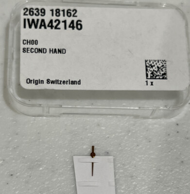 IWC Schaffhausen Counter Hand Rose Gold Authentic Original IWA42146