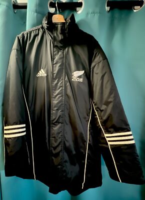 Vintage New Zealand All Blacks Rugby Adidas Official Training - Main Image