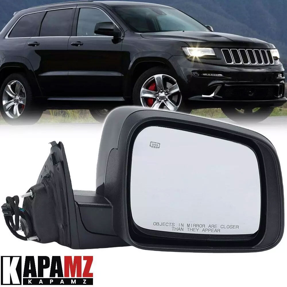 Power Glass Heated Mirror Passenger Side Right for 2011-2021 Jeep Grand Cherokee