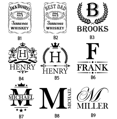 Personalized Whiskey Decanter Set, Engraved Whiskey Decanter Whiskey Glass Gift - Picture 2 of 6