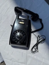 Antique Automatic Electric Rotary Telephone Base Black Bakelite Prop Masters PIT