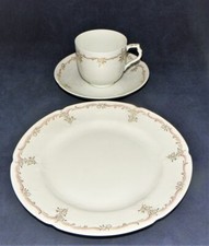 Kaffeetasse, Untertasse, Kuchenteller von Kaiser Porzellan Dubarry Louvre