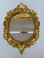 Specchio Specchiera Barocco Legno Foglia Oro Traforata Artistico fiorentino