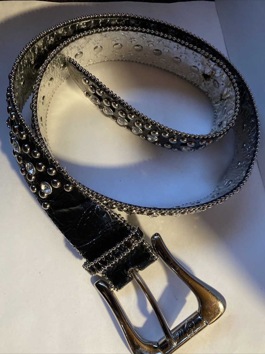 Embellished Guess Leather Belt Y2K meets western bedazzled GUESS belt. Style #... | Depop main image 3