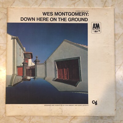 Wes Montgomery Down Here On The Ground OG 1968 Vinyl LP, VG+ Vinyl/VG Cover