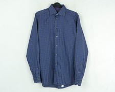 Eton Herren 38.1cm 38 Contemporary Fit Geknöpft Oberhemd Formelle Lila Gestreift