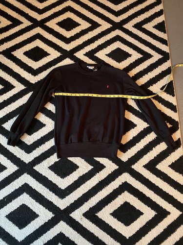 Sudadera vintage años 80 Bill Blass negra cuello redondo talla S - Imagen 4 de 6