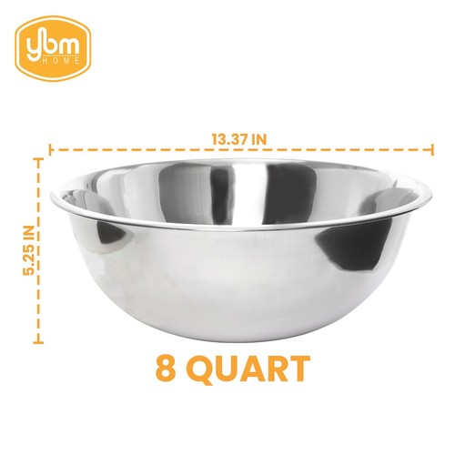 YBM HOME Paquete de Mezclador de Acero Inoxidable - Espejo Pulido Premium Anidación - Imagen 18 de 45