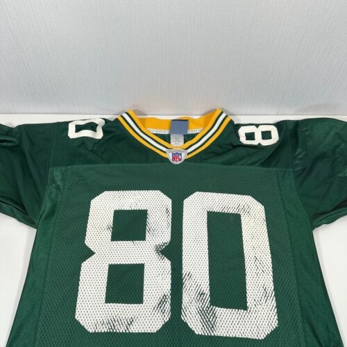 Reebok Green Bay Packers Mens S Donald Driver #80 Football NFL Jersey Vintage - Picture 6 of 11