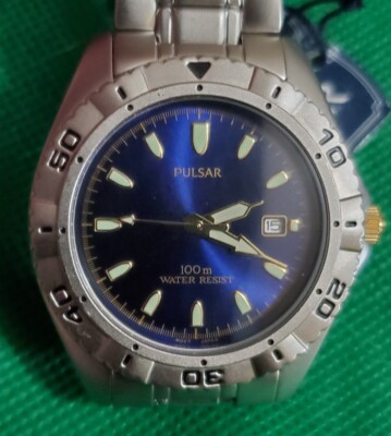 Mans Pulsar V732-X203 date  Wrist watch