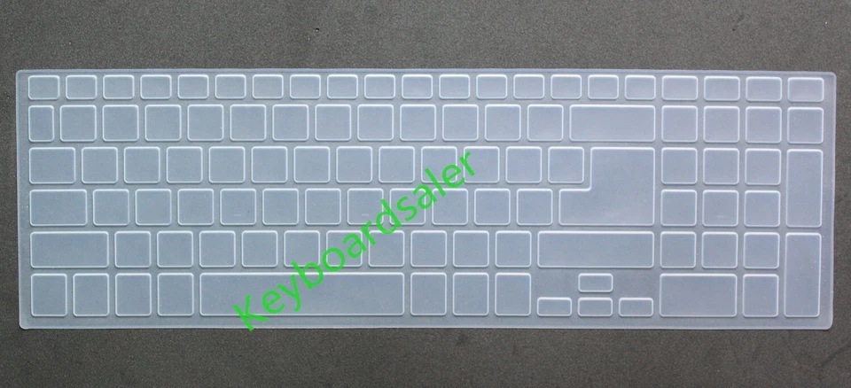 US Keyboard Skin Cover Protector for Gateway NV57H NV75S NV77H NV76R NV76R38 - Image 2 of 3
