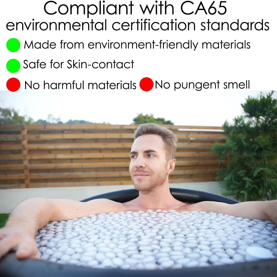 Cold Plunge Therapy Home Gym Inflatable Portable 105gal Training Pain icebath - Image 4 of 4