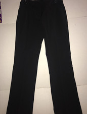 Woman black Trousers size 4 ELLE