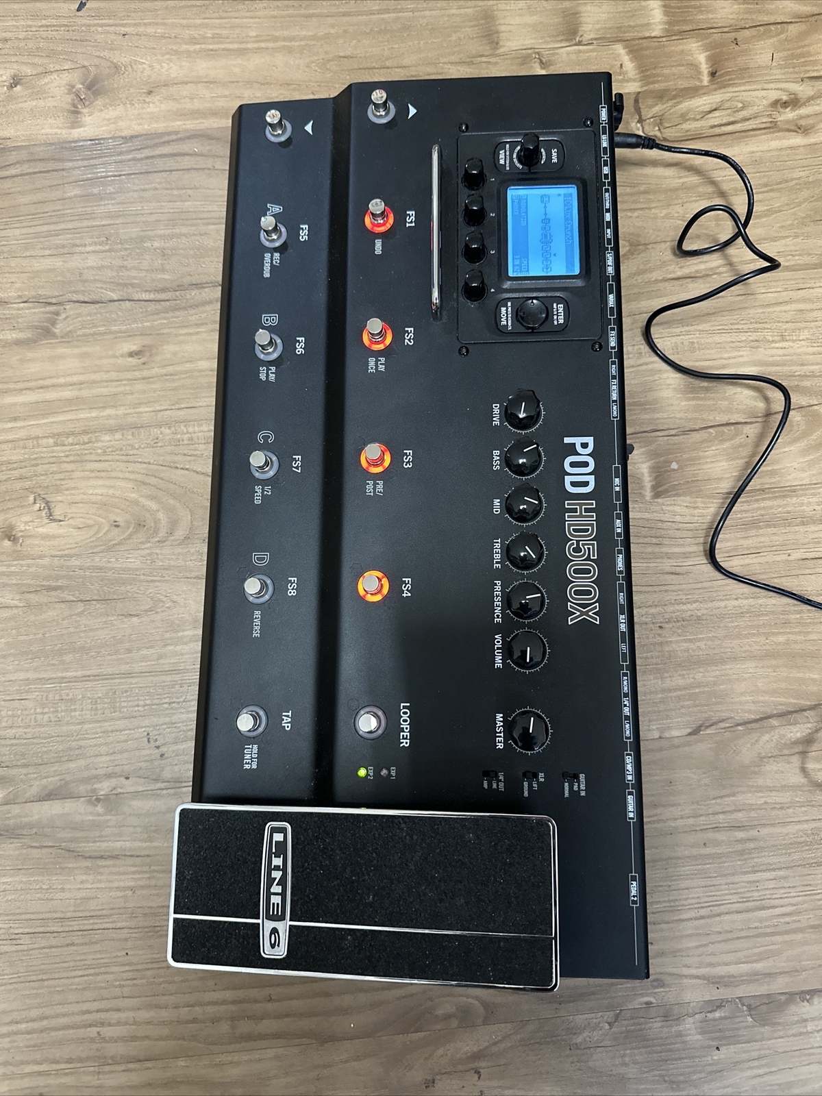 Line 6 POD HD500X Guitar Floor MultiEffects Pedal eBay