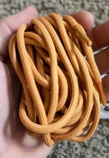 Meerkat lightweight stretchy Snowboard Boot Laces 99” Snowboarding Round / Gold