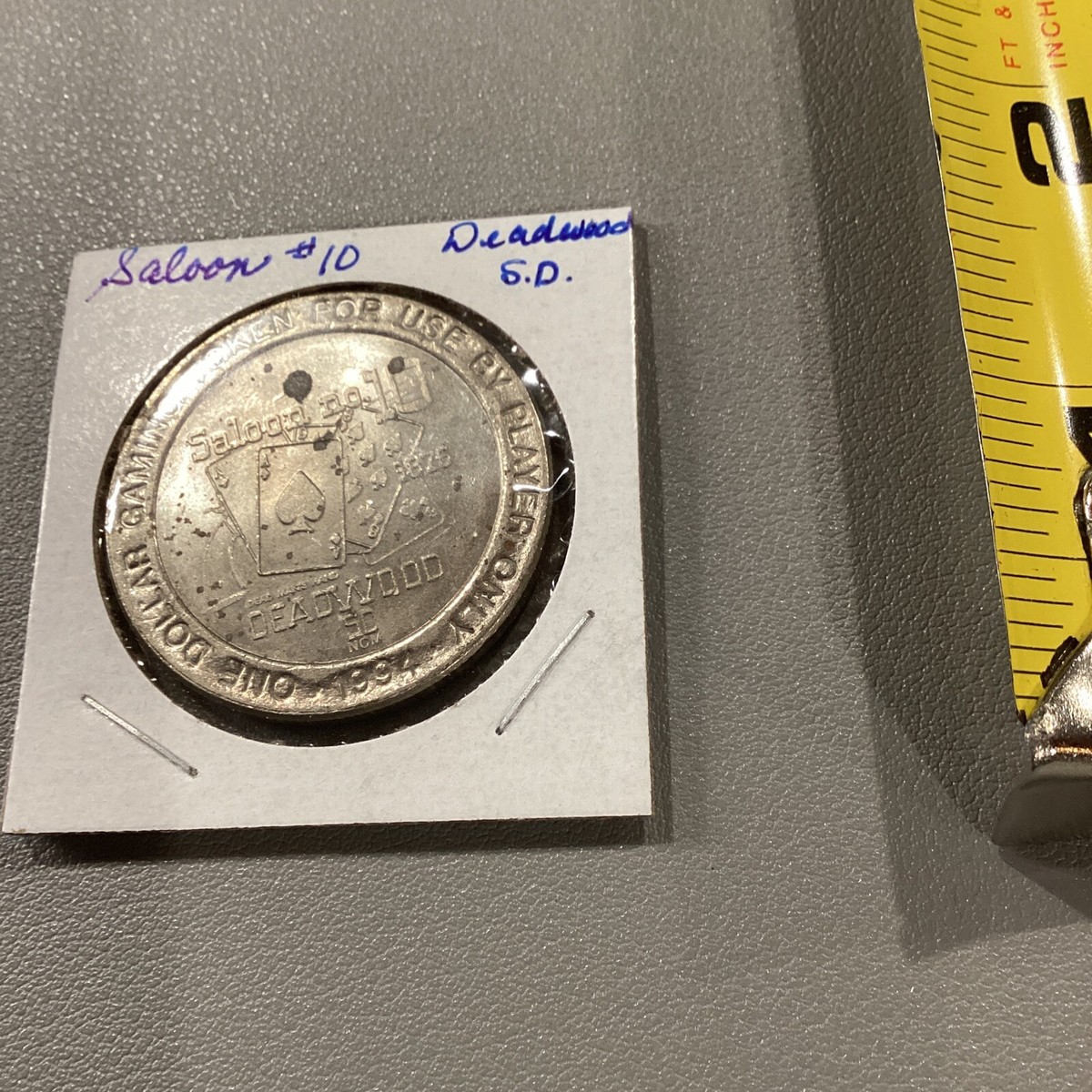 1994 Saloon No 10 Deadwood San Diego One Dollar Gaming Token Wild