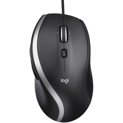 Logitech M500s Corded, Maus, optisch, mit Lasertechnologie, 4000dpi, USB, 7
