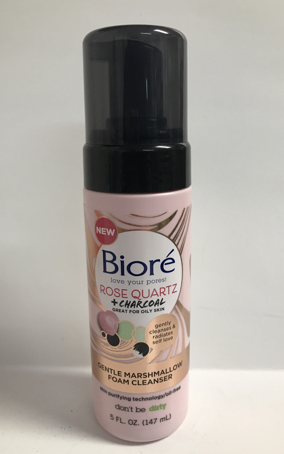 bioré rose quartz foam cleanser