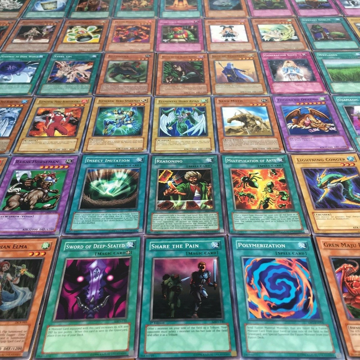 Yugioh Vintage Lot Common Cards X50 1st Ed/unlimited LOB MRD Yugioh Vintage Lot Common Cards X50 1st Ed/unlimited LOB MRD