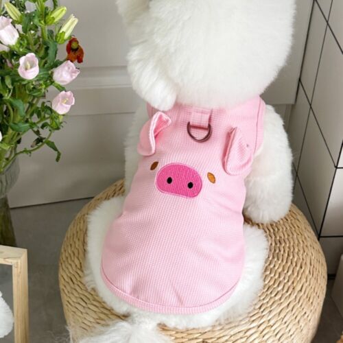 Soft Breathable Cat Vest Elastic Dog Outfits Pet Cloths For Small Medium Dogs - Picture 10 of 12