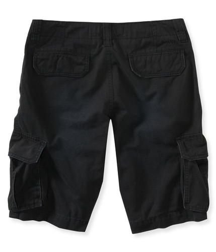 NWT Sz 27 Aeropostale Black Men's Cargo Shorts 100% Cotton New Great Sold Out!! - Picture 3 of 3