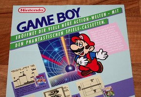 1990 NES GB Ad Flyer Mini Poster Super Mario Bros. 2 Metroid Zelda Pin Bot Golf