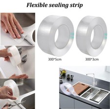 Bath Shower Kitchen Toilet Wall Sealing Sealant-Strip Caulk Self-Adhesive Tape