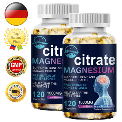 Magnesium Citrate Extra Strength 1000mg Capsules Valid Preventing Kidney Stones