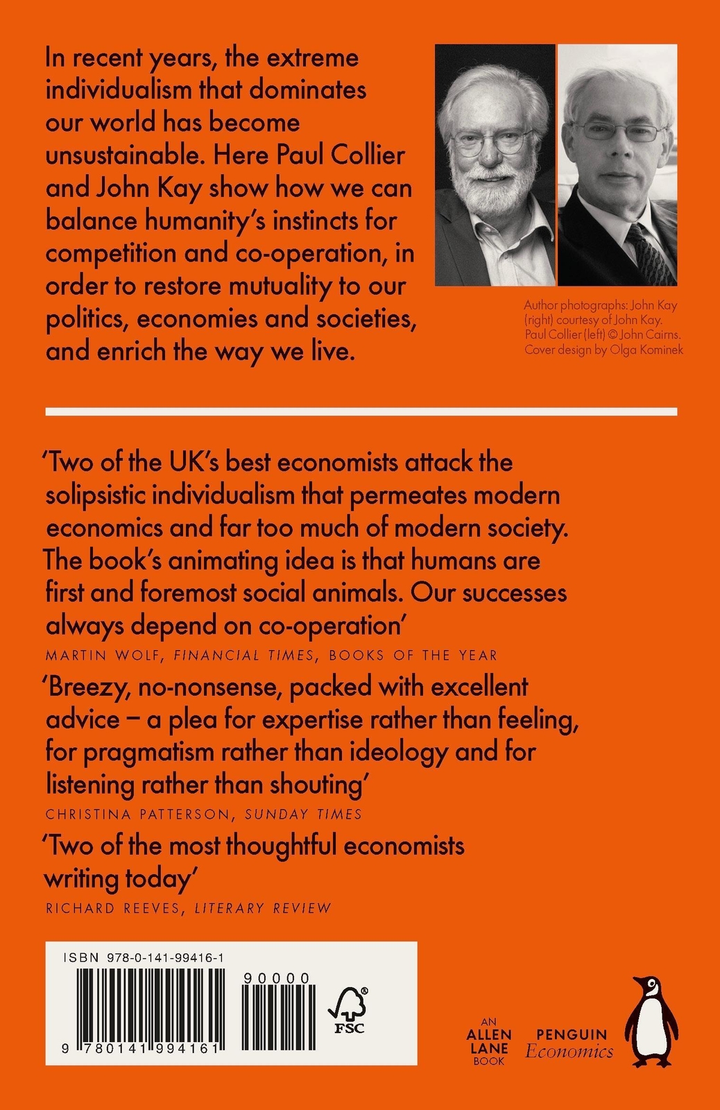 Thumbnail - Greed Is Dead | Paul Collier (u. A.) | Politics After Individualism |