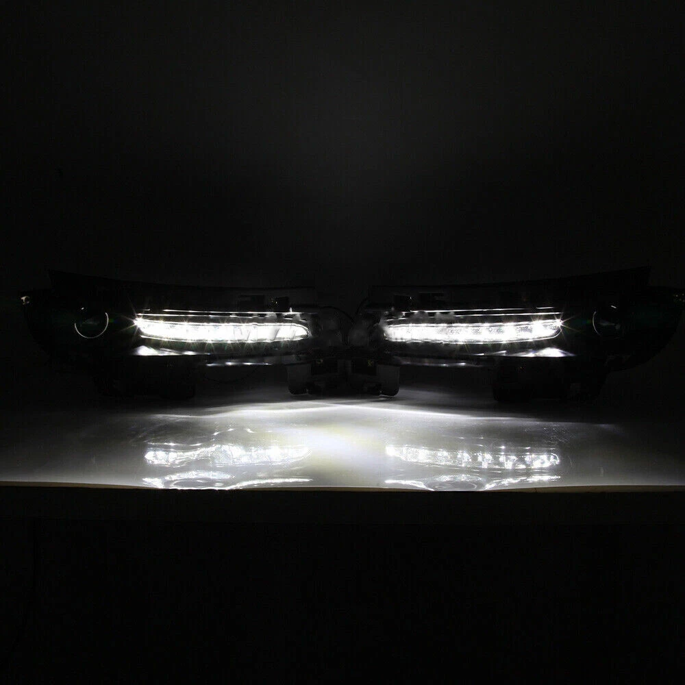 Pair For Jeep Grand Cherokee SRT8 2012-2016 LED DRL Daytime Running Fog Lights - product detail image 9