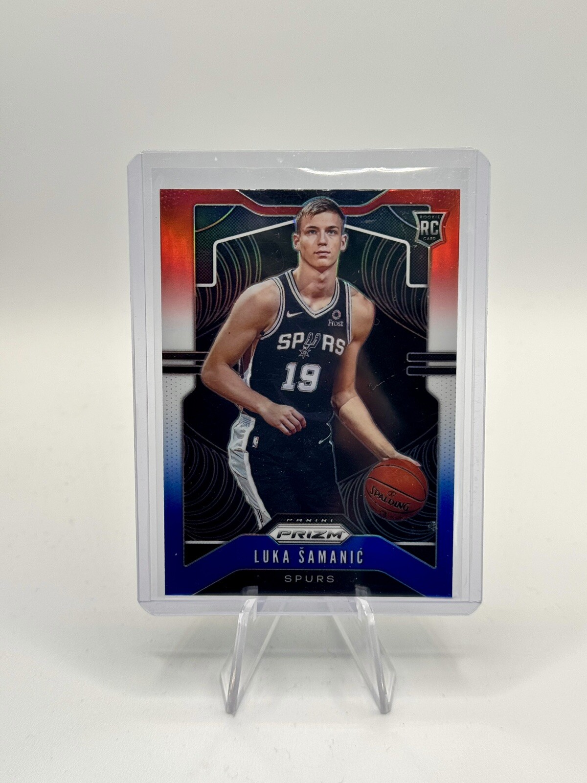 2019-20 Panini Prizm LUKA SAMANIC RWB Prizm RC #265