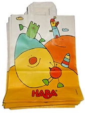 HABA Gift Bags Medium 5 Retail Sales Merchandise Paper Holiday Birthday 14x9x4